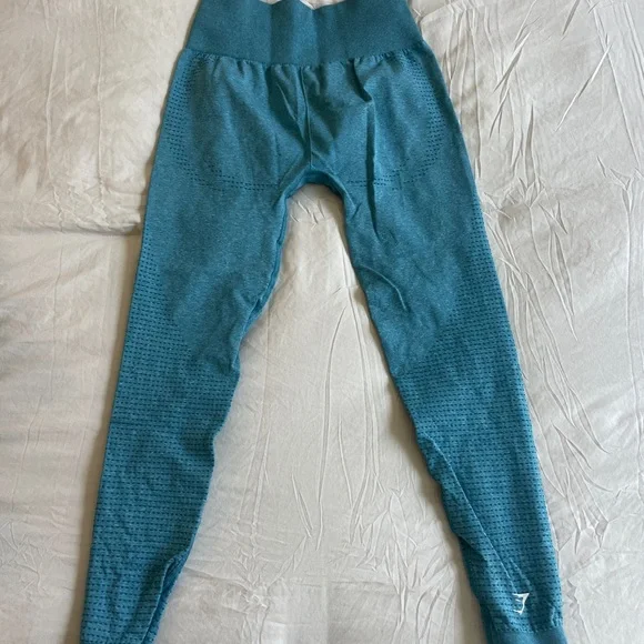 Gymshark Teal Leggings - Picture 2 of 2